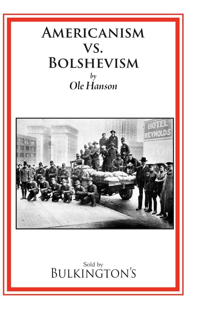 Cover of Americanism vs. Bolshevism